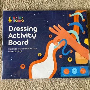 New Montessori Sensory Activity Board Toy Develops Basic and Fine Moto